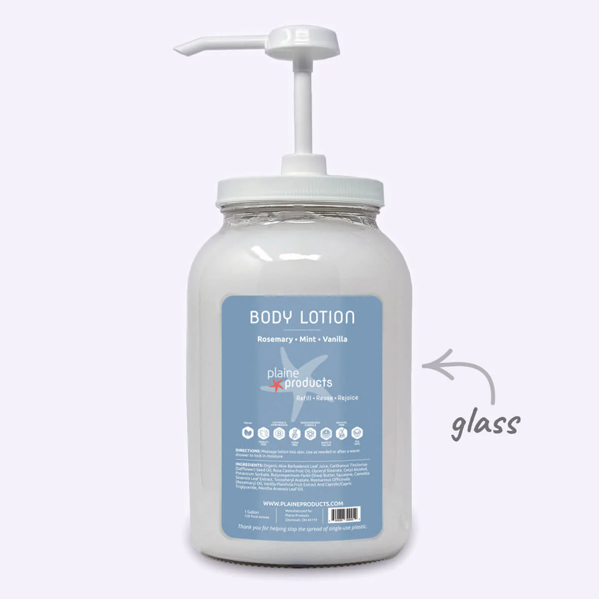 WS - One Gallon Body Lotion (Pump not included) - Image 3