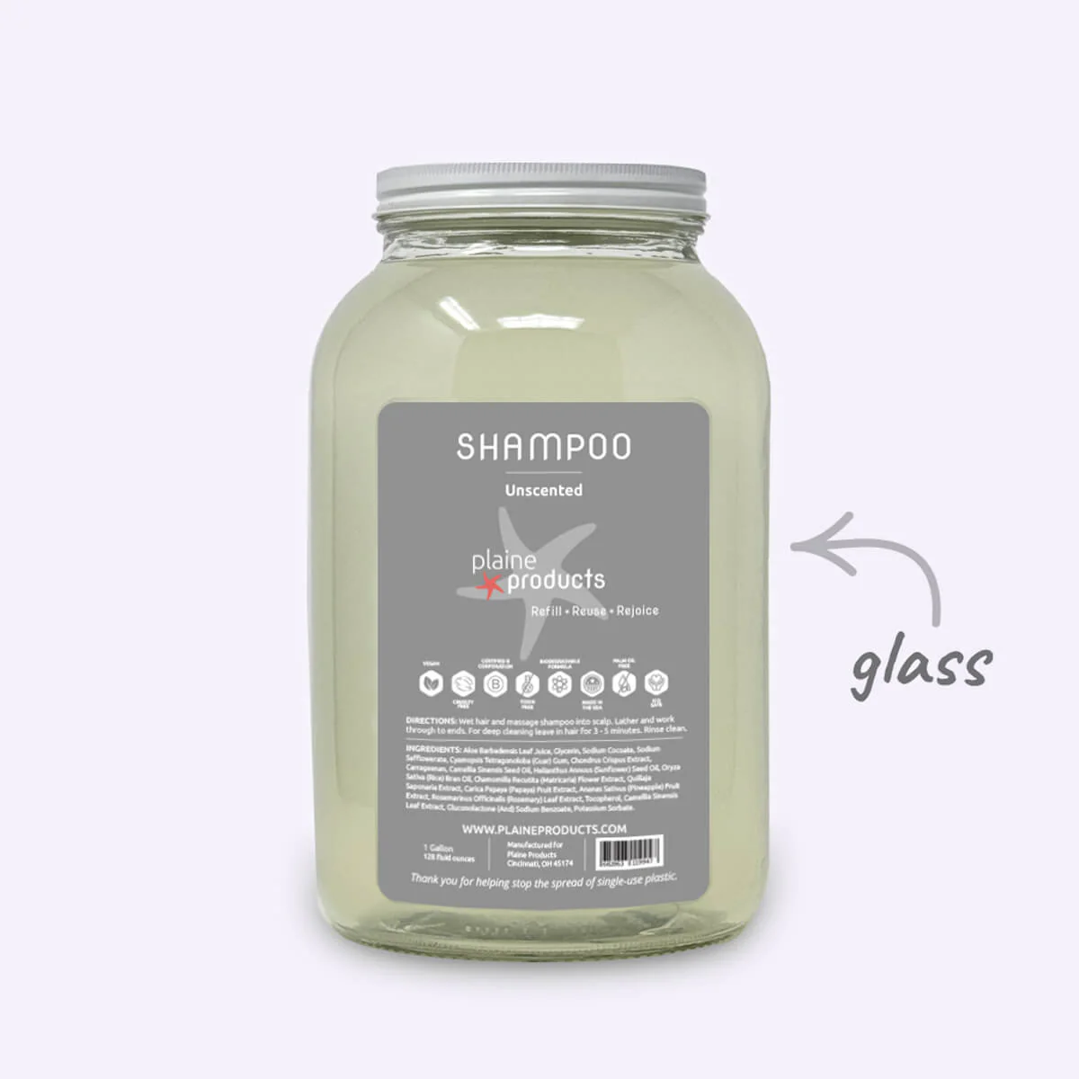 WS - One Gallon Shampoo (Pump not included) - Image 3